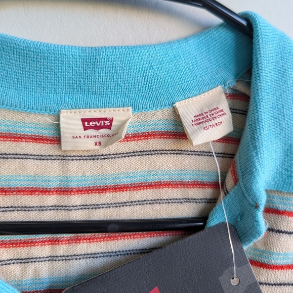 Levi's wool Palmer Sweater Polo short sleeve shirt - Picture 5 of 9